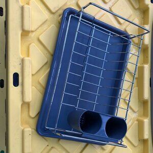 Compact Dish Drying Rack with Tray